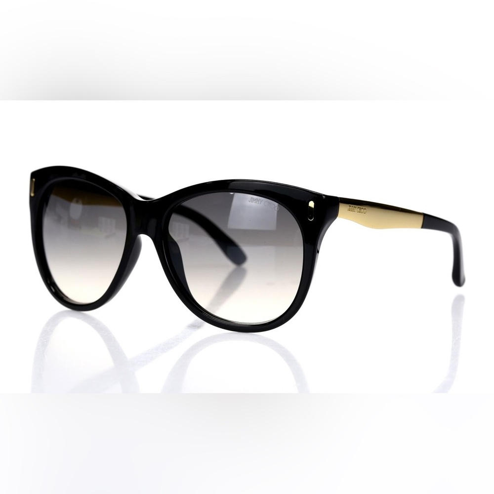 JIMMY CHOO Woman's Black 'Ally/S' Cat Eye Sunglasses
